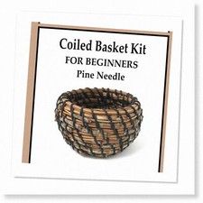 Beginner's Pine Needle Basket Weaving Kit - Complete Set with Instructional Book