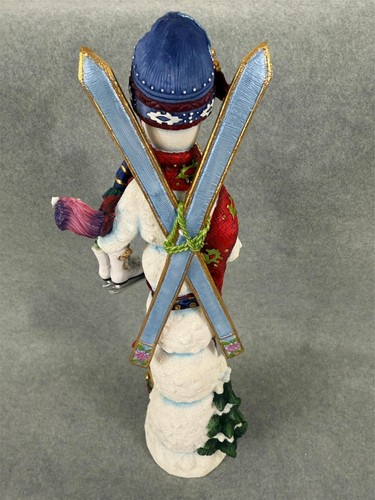 Lenox Bleistift Schneemann Wintersport Figur 2004 Deko Schneemänner Box und COA - Bild 4 von 7
