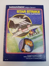 STAR STRIKE for MATTEL INTELLIVISION Game Cartridge - Tested Complete CIB