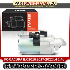 Starter Motor for Acura ILX 2016 2017 2018 2019-2022 L4 2.4L 1.8KW 12V CW 11T