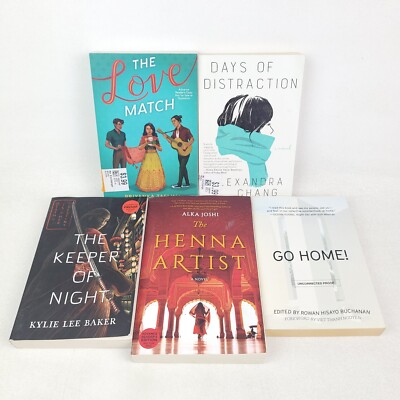 Lot 5 ARC Uncorrected Proof Asian(-American) Authors Taslim Joshi Rowan Hisayo