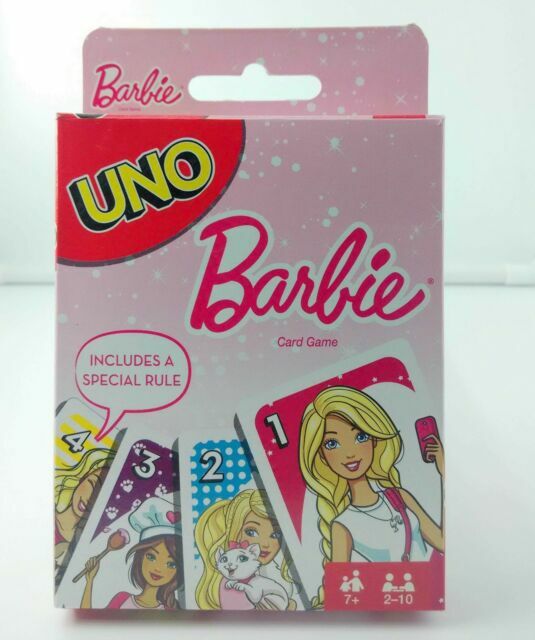 barbie uno card game