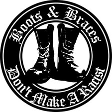 Vinyl Sticker Skinhead Boots & Braces SHARP ska window laptop punk scooter mods