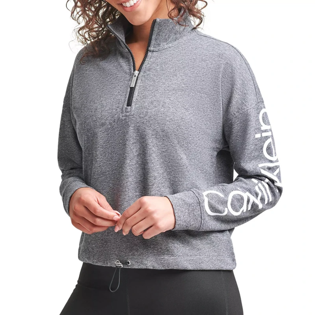 calvin klein quarter zip womens