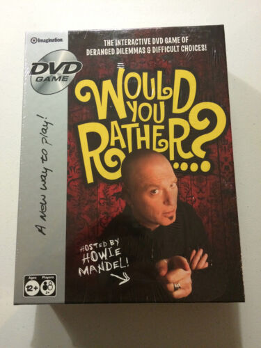 Would You Rather? DVD Game Hosted By Howie Mandel! NEW FACTORY SEALED 2007