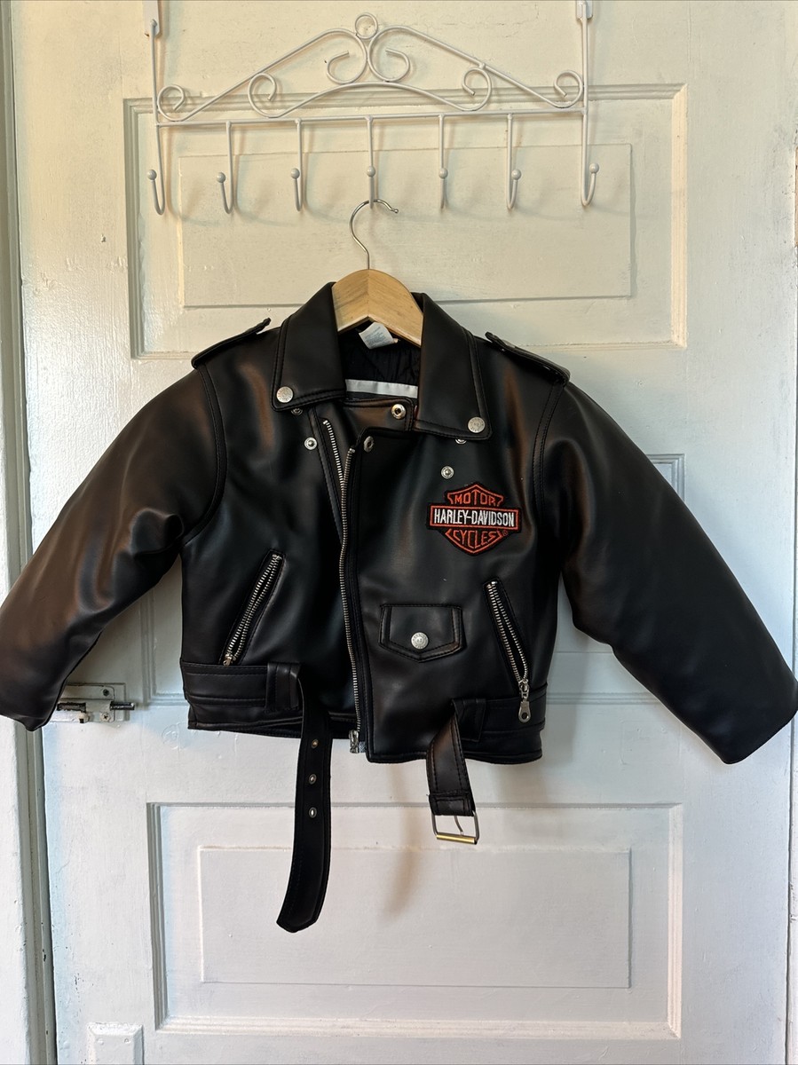 Vintage Harley Davidson Kids Size 5 jacket Born To Ride Zip Up | eBay
