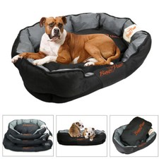 Oversized Waterproof Big Bolster Dog Bed Extra Large Ped Sofa Soft Pillow Couch