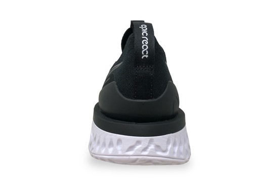 Nike Epic Phantom React FK Black/White Mens Running Shoes Size 8 BV0417 001 NEW - Foto 4 di 8