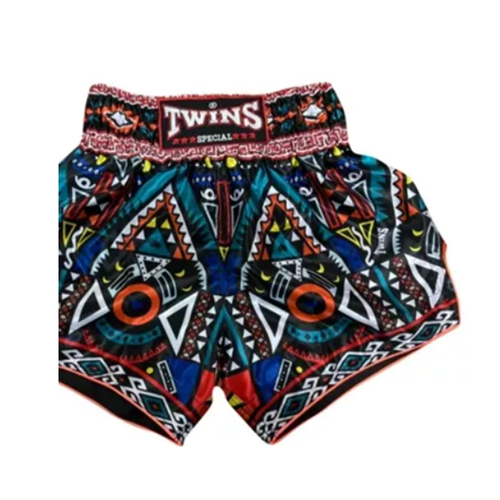 Twins Special Kickboxing Boxing MuayThai Shorts # XXL Red TBS-INDIAN Unisex Gift - Picture 4 of 5