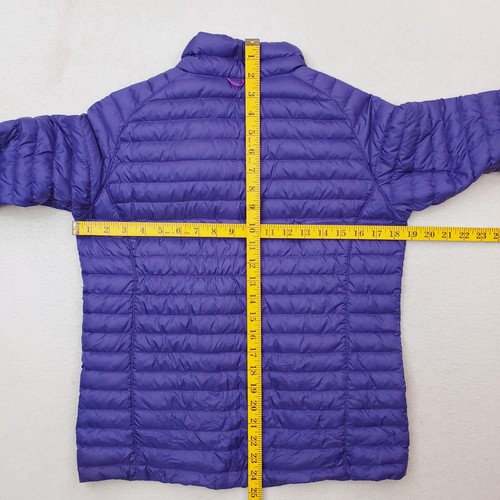 LL Bean Jacket Girls Large Purple Down Puffer Coat 650 Fill Packable Lightweight - Picture 15 of 19