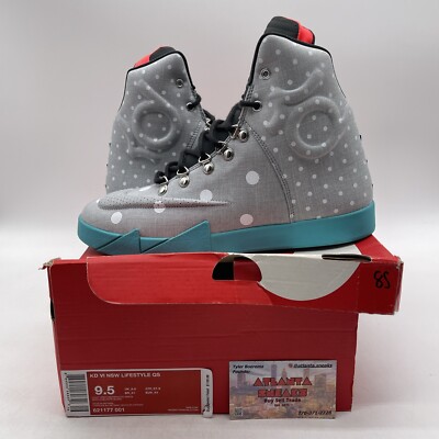 Size 9.5 - Nike KD 6 Nsw Lifestyle Qs Birthday Grey Blue Suede