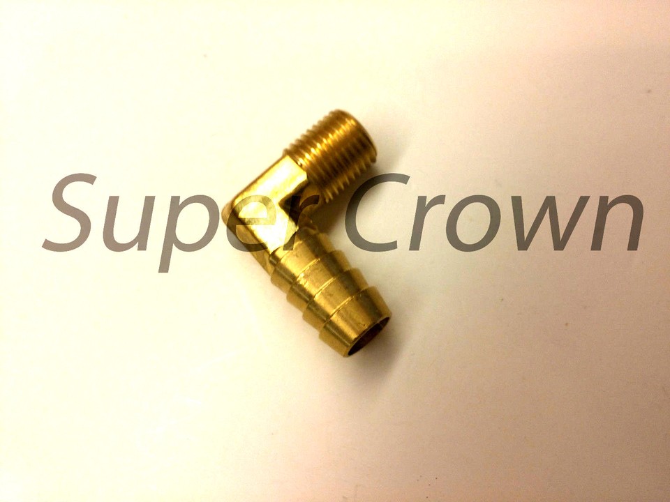 LTWFITTING 3/8 In. I.D. X 1/8 In. MIP Brass Hose Barb 90-Degree Elbow - Foto 2
