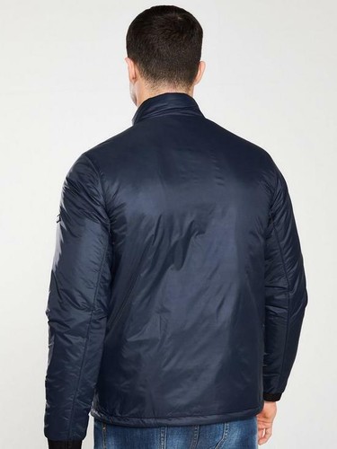 Barbour Mens International Pathside Quilted Jacket in Navy - Small
