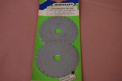 Minicraft MB 1648 2 hojas de sierra circulares para sierra 0410, nuevo
