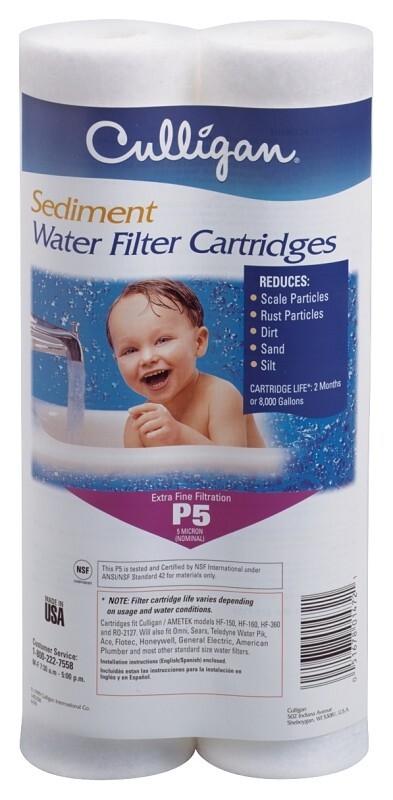 Culligan P5 (2 PACK) 5 Micron Whole House Sediment Water Filter CARTRIDGES