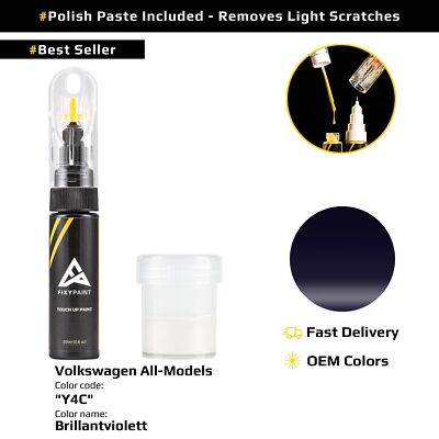 Touch up Paint for Volkswagen All Models Code: Y4C Brillantviolett