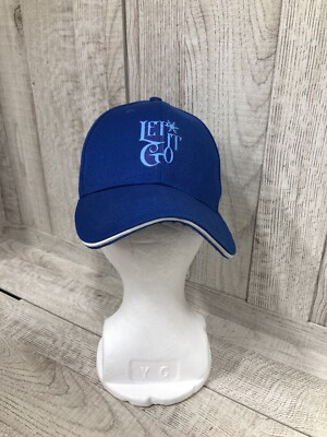 Frozen 2 Elsa Let It Go Blue Baseball Cap Hat Girl Teen Adult Decal Adjustable