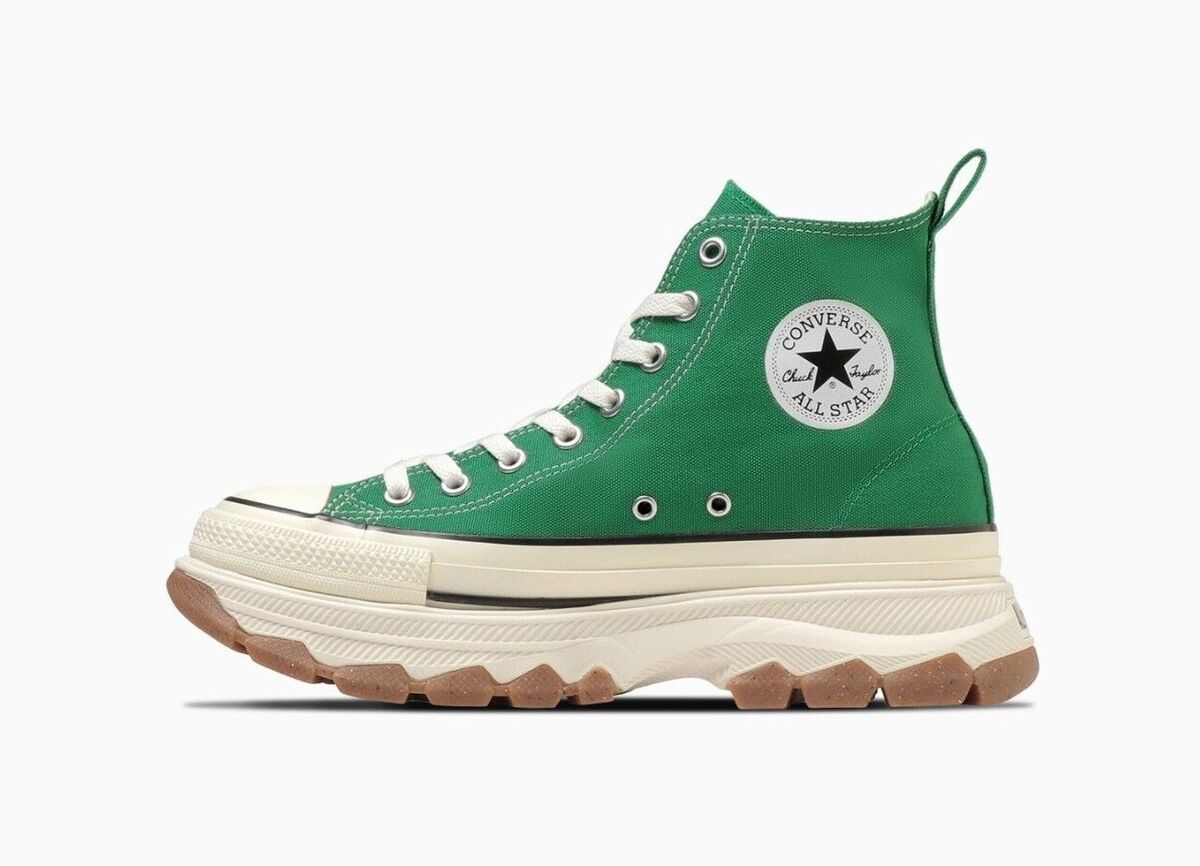 Converse All Star Trekwave Z Hi Butter White Green 2colors Converse All Star Trekwave Z Hi Butter White Green 2colors