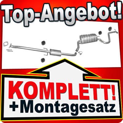 Auspuff für KIA CEE'D (ED) 1.4 1.6 SW Kombi 09.2007-12.2012 Auspuffanlage