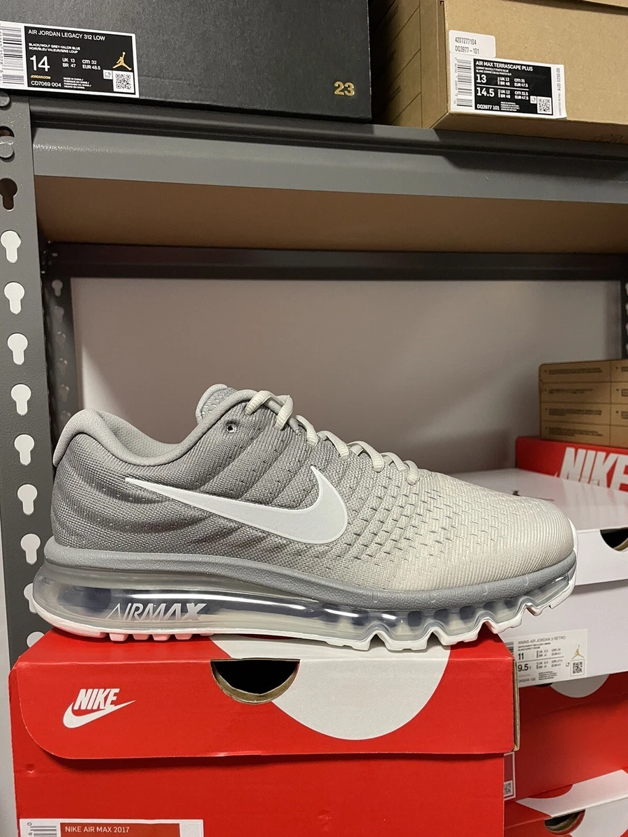 Nike Air Max 2017 Men s Sneakers Size US 9.5 Light Bone Off White