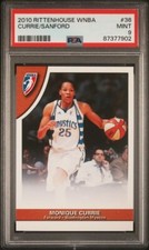 2010 Rittenhouse WNBA Monique Currie/Nakia Sanford PSA 9 Washington Mystics
