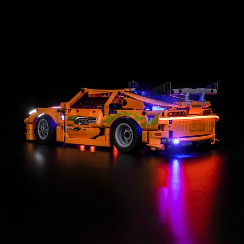 LocoLee LED Licht Kit für LEGO 42204 Fast and Furious Toyota Supra MK4 Licht Set - Zdjęcie 12 z 14