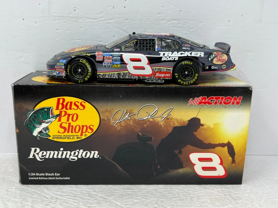 Action Nascar #8 Hank Parker Jr Remington Bass Pro 2003 Monte Carlo 1:24 Diecast - Image 4 of 4