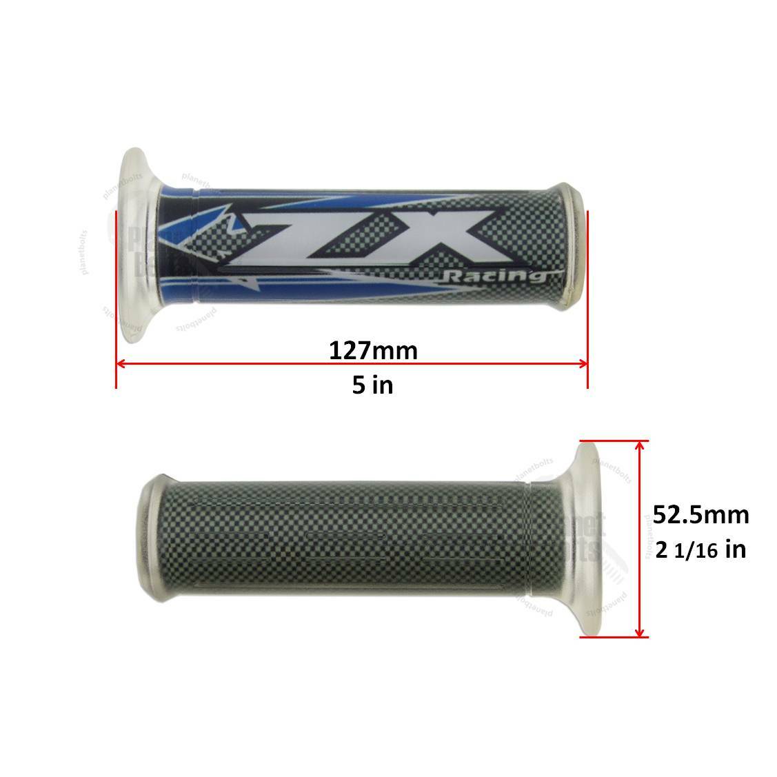 Blue Hand Grip 7/8