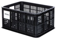 Recycelter Fahrradkasten Basil Crate S 17.5 Liter 29 X 39 X 20 Cm - Schwarz