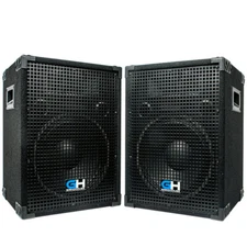 Grindhouse Speakers Pair of 12" PA/DJ Loudspeaker Cabinets 700 Watts Peak each