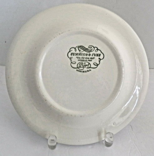 Currier & Ives The Old Grist Mill 10" Dinner Plates Vintage - Picture 2 of 3