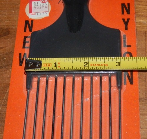 Afro Nylon/Steel Pick Old School Clenched Fist M.A Industries Original 1980’s - Picture 6 of 7