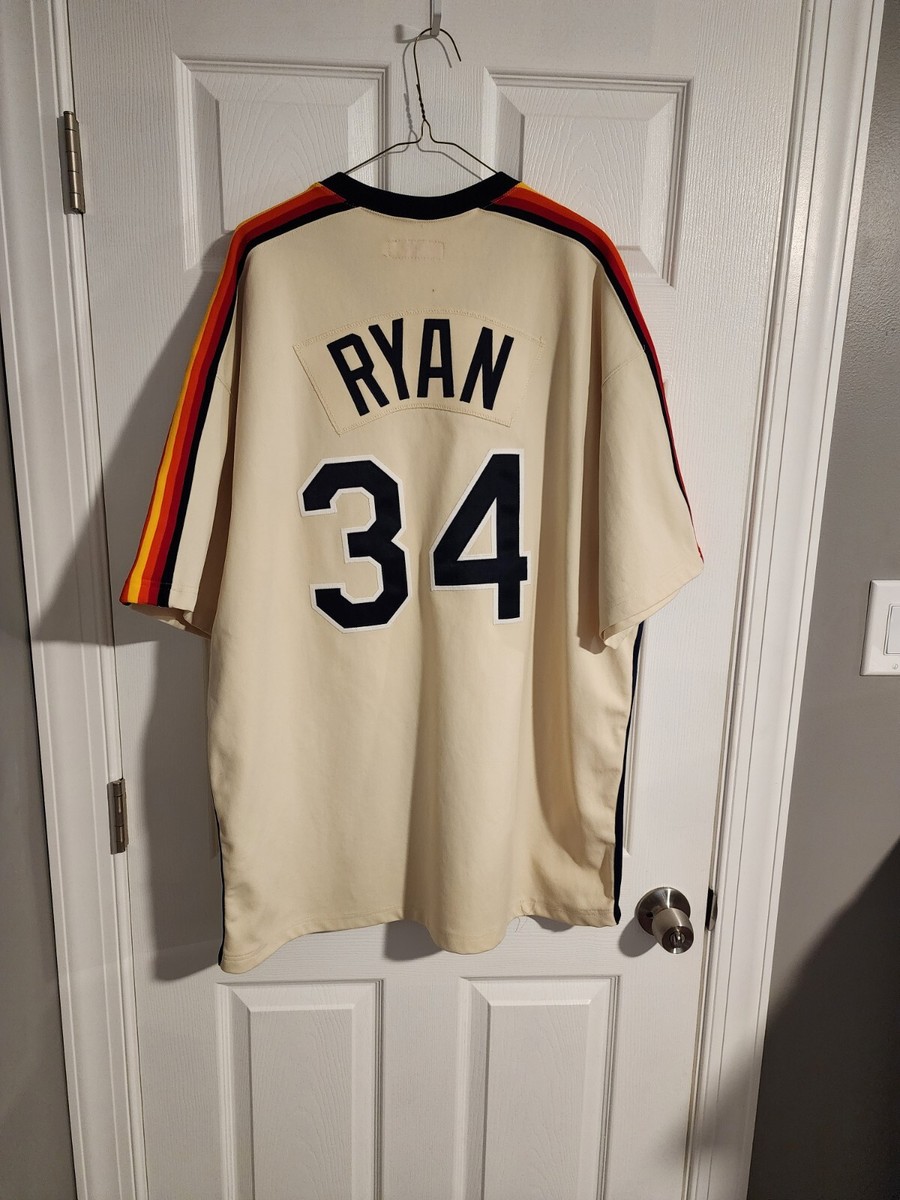 100% Authentic Mitchell & Ness Nolan Ryan 1981 Houston Astros