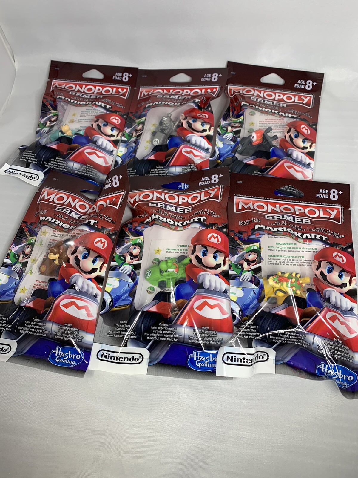 Monopoly Gamer Mario Kart Power Pack - Complete Set Of 6 - New and Sealed |  eBay