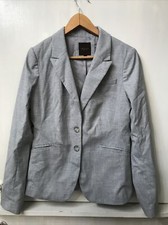 THE LIMITED Collection Blazer Jacket Womens Size 8 Light Gray Lined 2-Button
