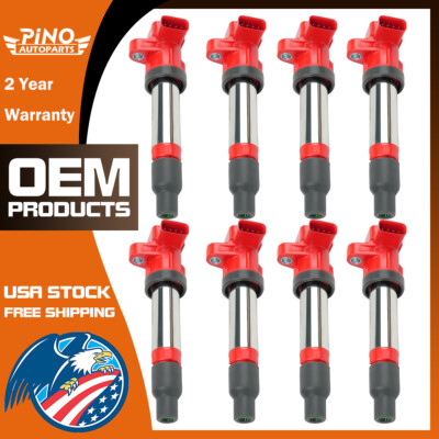 8X Ignition Coils Set for Buick Pontiac Cadillac DTS SRX STS XLR 4.4L 4.6L UF564
