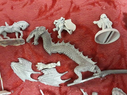 20+ vtg rare Ral Partha Grenadier D&D Miniature hero monster lot figure metal - Picture 4 of 12