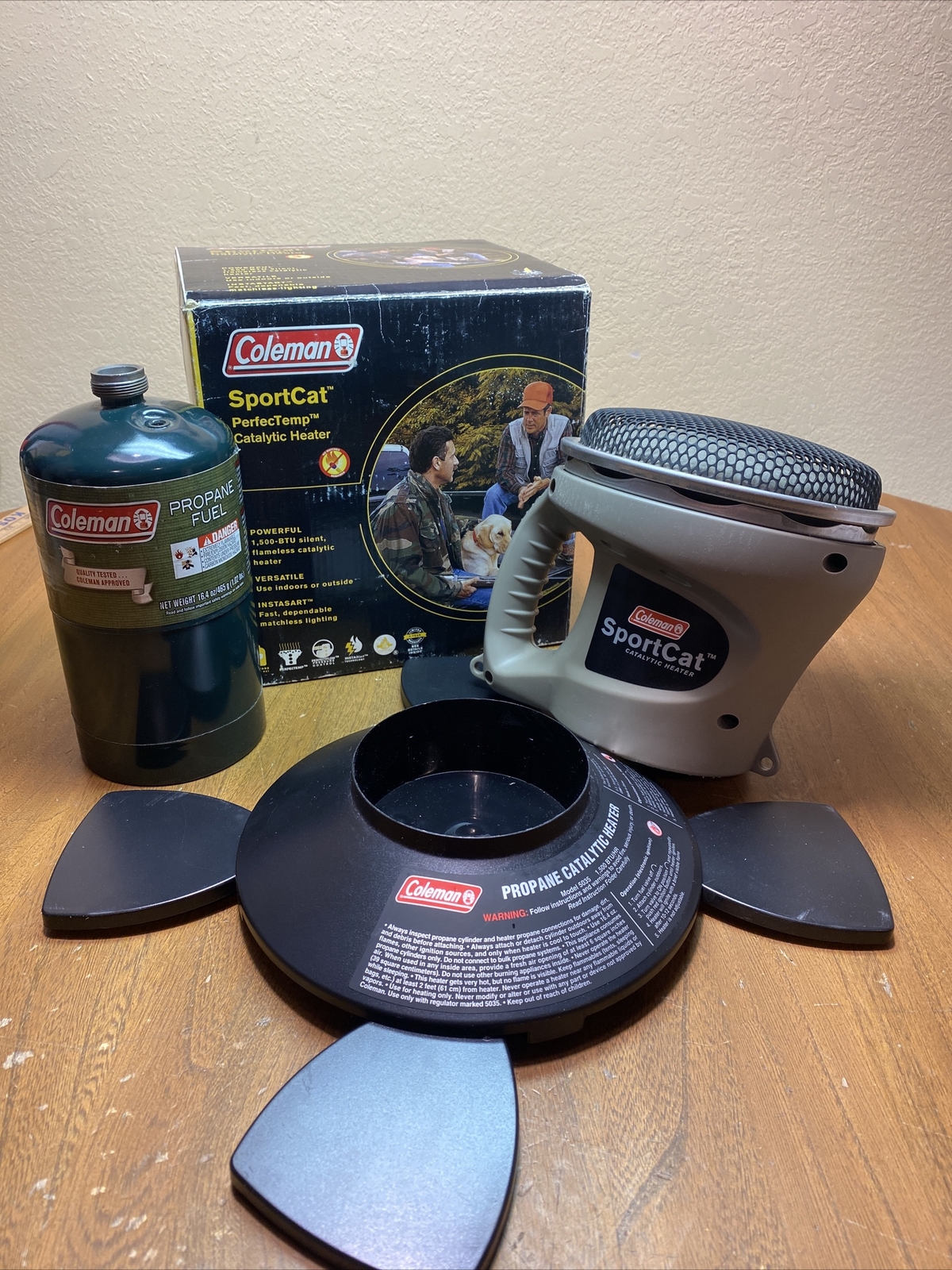 Coleman SportCat Catalytic Propane Heater 5035 Camping Hunting FAST SHIP  FREE | eBay