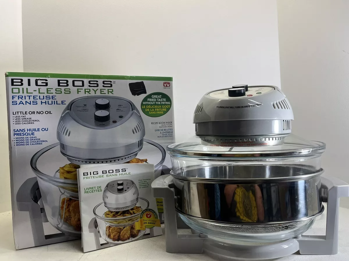 Best Buy: Big Boss Oil-less Air Fryer, 16 Quart, 1300W, Easy Operation with  Built in timer Silver 8605