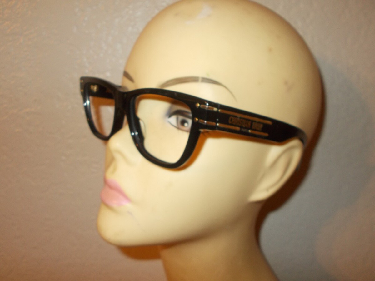 Dior Sunglasses S6U black/grey marble w/gold trim DIOR DiorSignature S6U 54MM Butterfly Sunglasses | Saks  main image 2