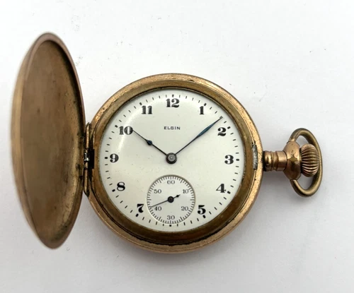 Elgin Antique Mechanical Pocket Watch  7J  6s  19538774 NON-WORKING