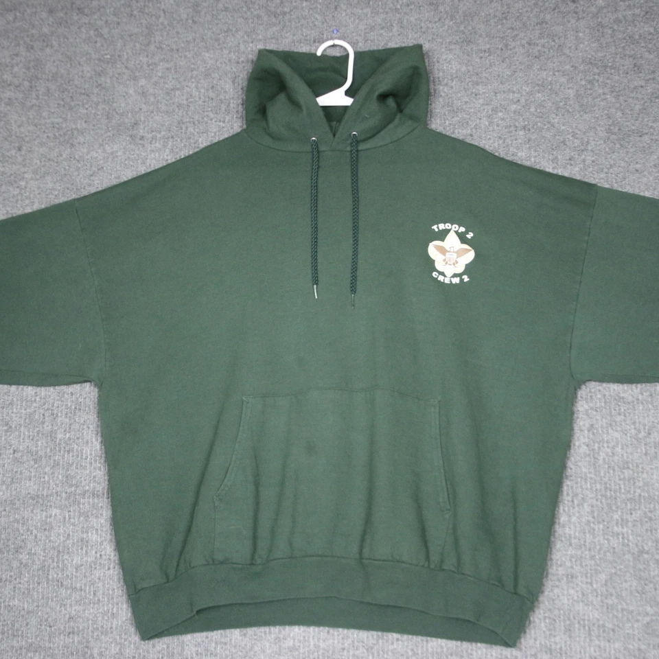 Sudadera con Capucha Gráfica Vintage Adulto 3XL Tropa Verde 2 Crew 2 Foto 2 de 4
