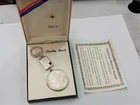 Vintage SWANK Lucky Buck 1880 O Silver Morgan $1 Dollar Keychain