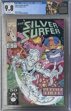 Silver Surfer #57 CGC 9.8 WP; Marvel 1991; Infinity Gauntlet Crossover; Thanos