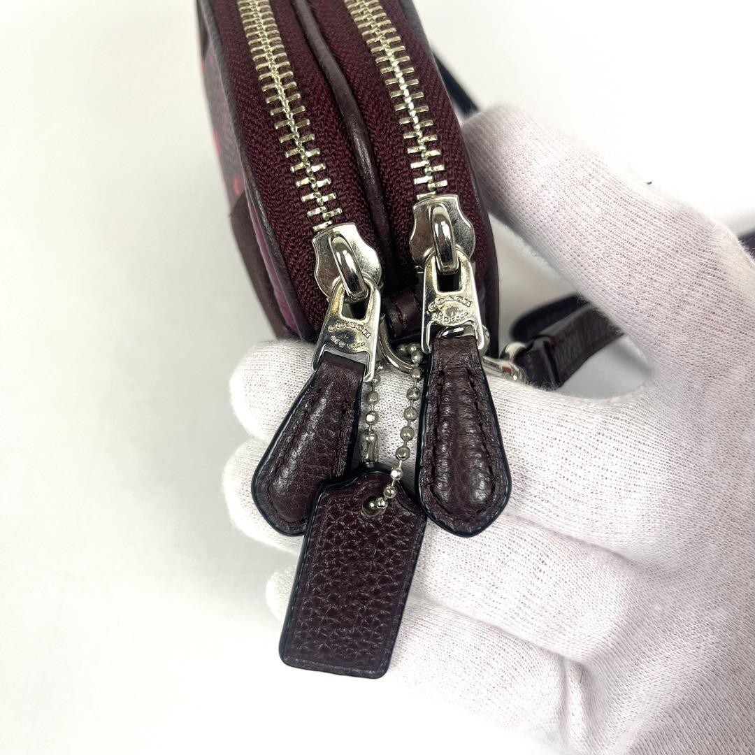 COACH Mini Shoulder Bag Patchwork 64734 Leather S… - image 8