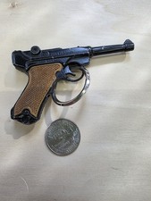 Vintage Paratrooper Model 1117 Miniature Luger Toy Die Cast Cap