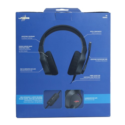 Urage Gaming USB 7.1 Casque Avec Microphone + Télécommande PC Portable - Afbeelding 12 van 12