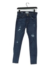 Current/Elliott Women's Jeans W 25 in Blue Cotton with Polyester, Spandex Skinny