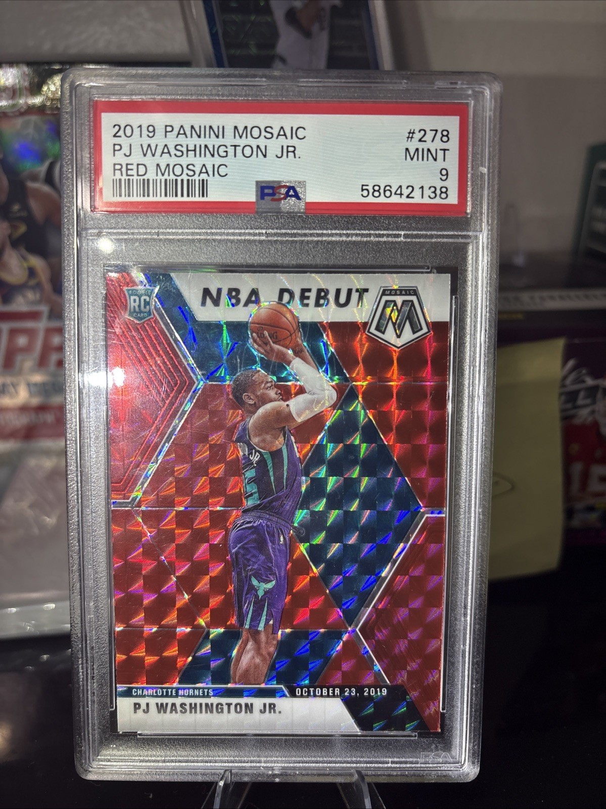 2019-20 Panini Mosaic - NBA Debut PJ Washington Jr. #278 Red Prizm (RC)