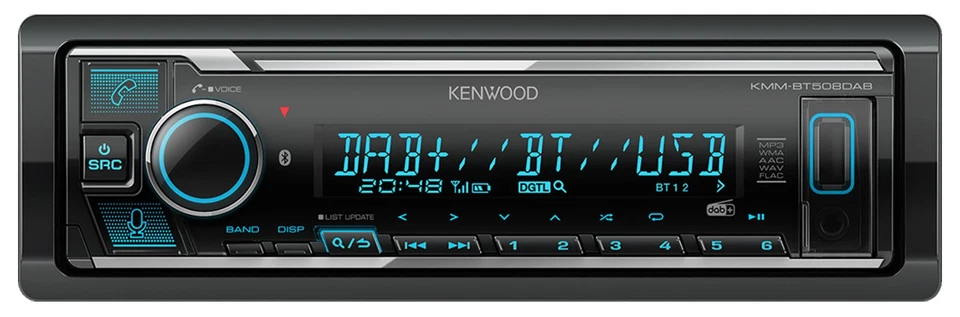 Kenwood Bluetooth Lenkrad DAB USB Autoradio für Renault Master ab 2019 - Bild 2 von 4